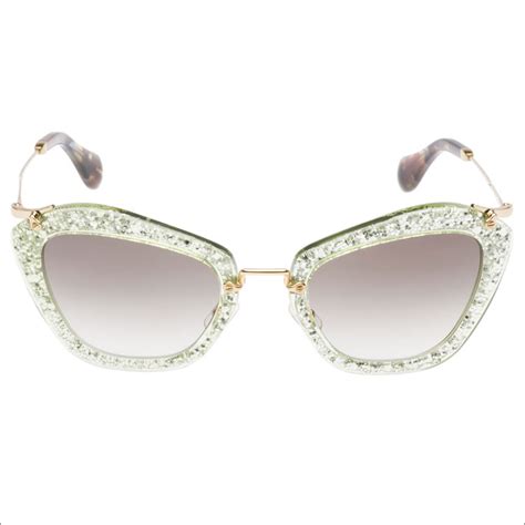 Miu Miu Glitter Sunglasses products for sale .